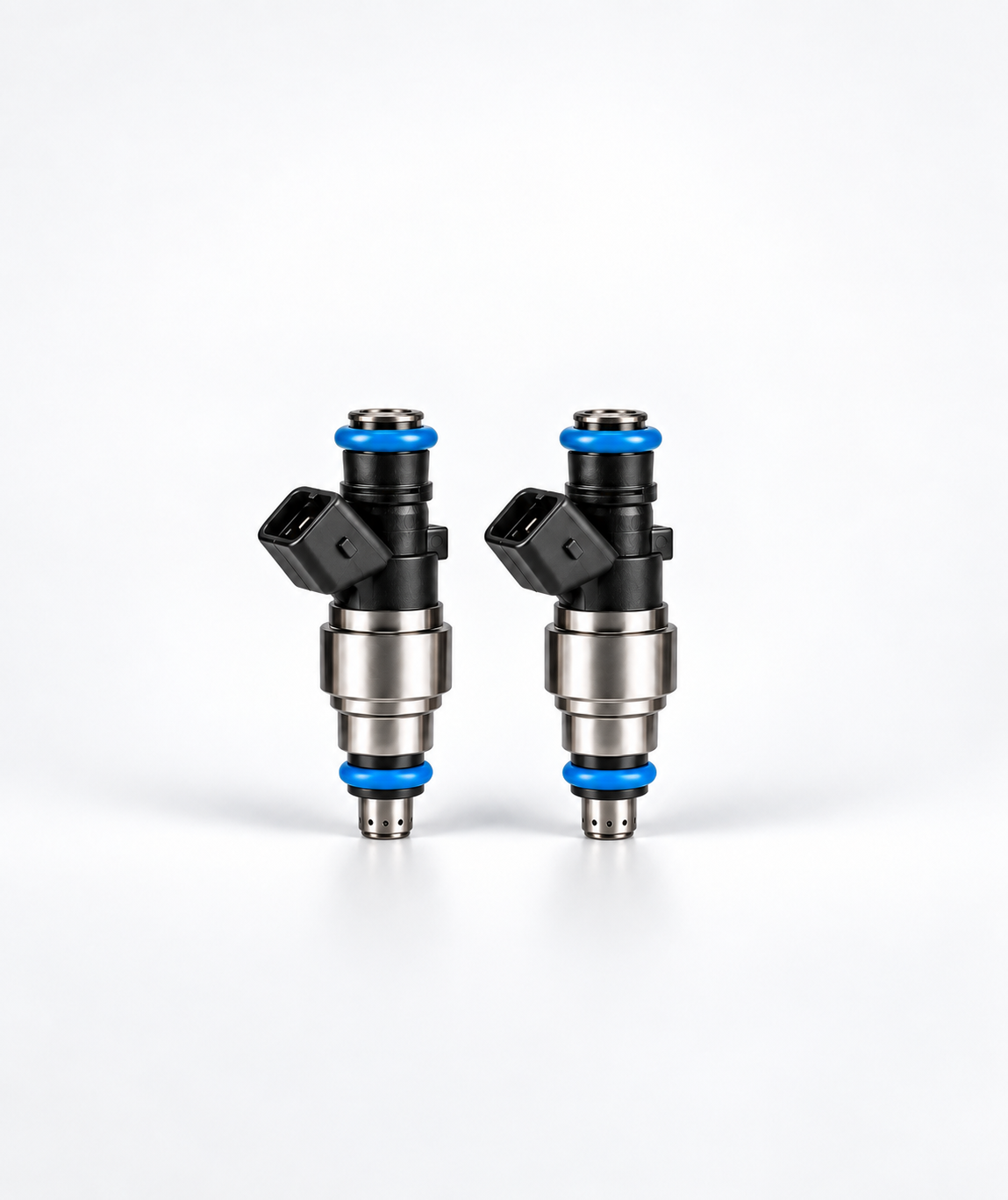 pair of cleaned injectors